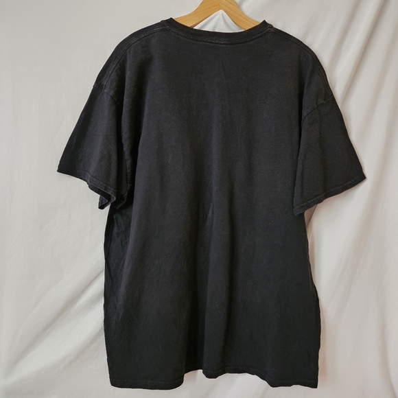 DOM Short Sleeve Graphic T-Shirt Mens XL Wolves Mystical Northern Lights ODM - Picture 2 of 8